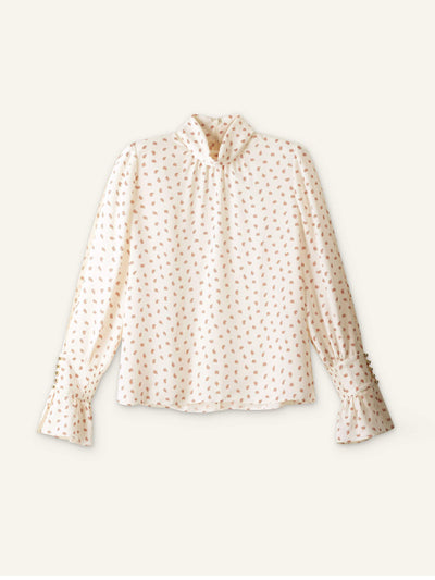 ME+EM Straight blouse + tie at Collagerie