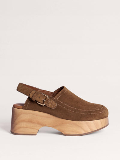 ME+EM Suede clogs at Collagerie