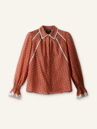 ME+EM Trim detail blouse at Collagerie