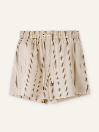 ME+EM Italian tailored stripe pull on shorts at Collagerie