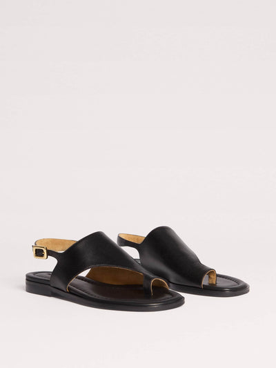 Me+Em Asymmetric toe loop sandals at Collagerie