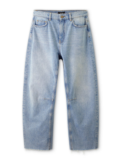 Me+Em Frayed hem engineered-leg jeans at Collagerie