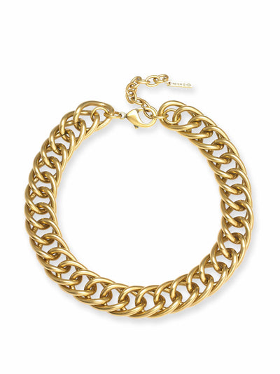 Me+Em Gold 2-in-1 hallmark chain necklace at Collagerie