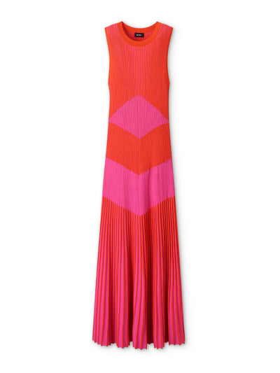 Me+Em Racer crew neck rib maxi dress at Collagerie