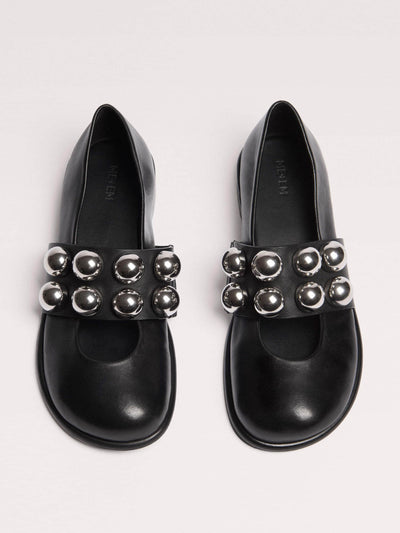 ME+EM Oversized stud ballerina flats at Collagerie