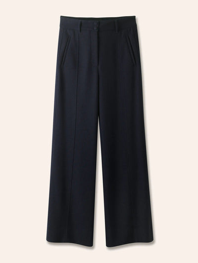 Me+Em Navy wide leg trousers at Collagerie