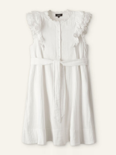 Me+Em Cheesecloth frill short swing dress at Collagerie