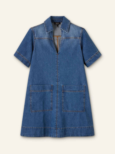 Me+Em Denim swing dress at Collagerie