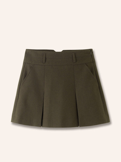 Me+Em Italian wool-blend mini skirt at Collagerie