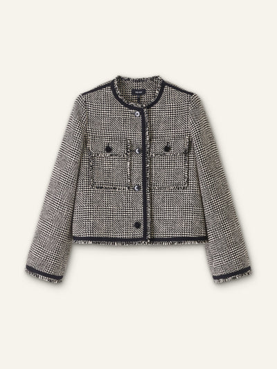 Me+Em Textured swing jacket at Collagerie