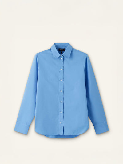 ME+EM Curved hem straight shirt at Collagerie