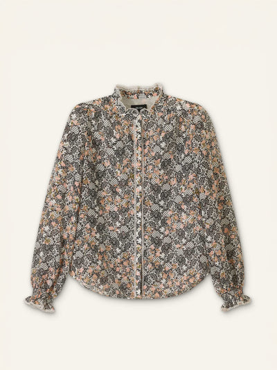 ME+EM Silk cotton straight blouse at Collagerie