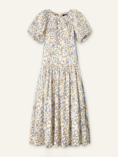 Me+Em Cotton voile floral print maxi dress at Collagerie