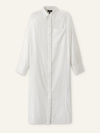 Me+Em Textured cotton beach shirt dress at Collagerie