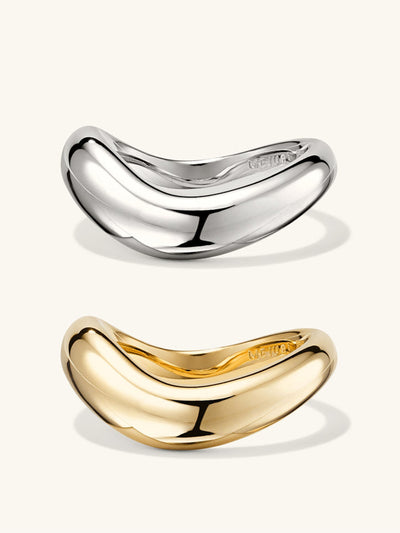 Mejuri Dôme Figure Ring signature bundle at Collagerie