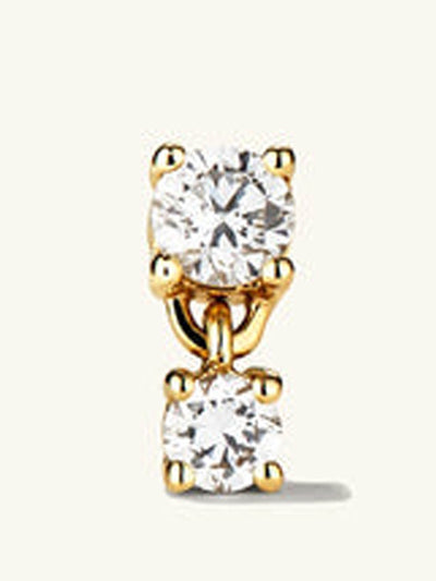 Mejuri Droplet lab grown diamond stud at Collagerie