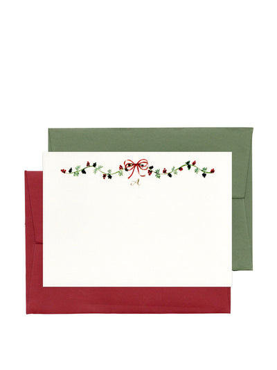 Memo Press x Smock London Personalised Christmas note cards at Collagerie