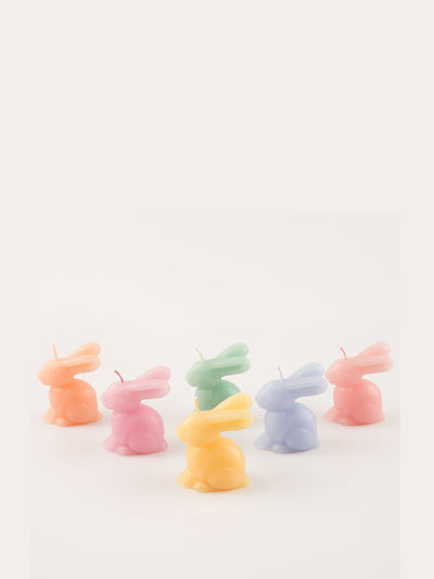 Meri Meri Mini bunny candles (set of 6) at Collagerie