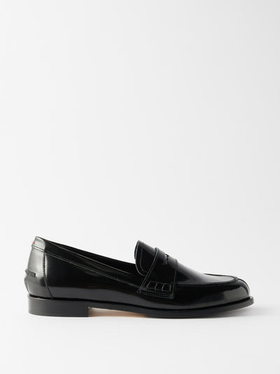 Aeyde Oscar 25 patent-leather loafers at Collagerie