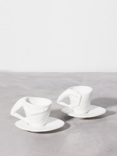 Anissa Kermiche Espresso Yourself stoneware cups (set of 2) at Collagerie