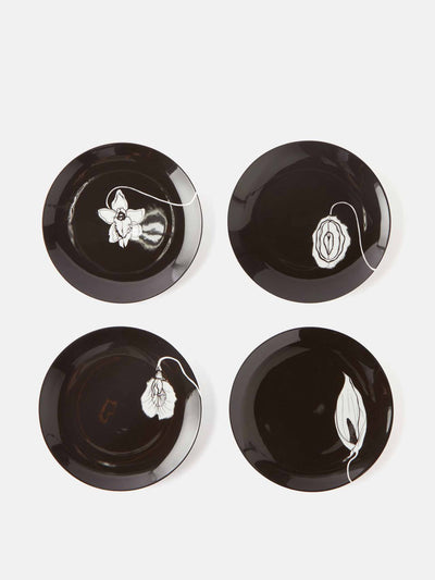 Anissa Kermiche Forniplates porcelain plates (Set of 4) at Collagerie