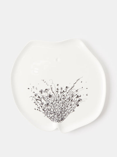 Anissa Kermiche Amuse Bush earthenware dinner plate at Collagerie