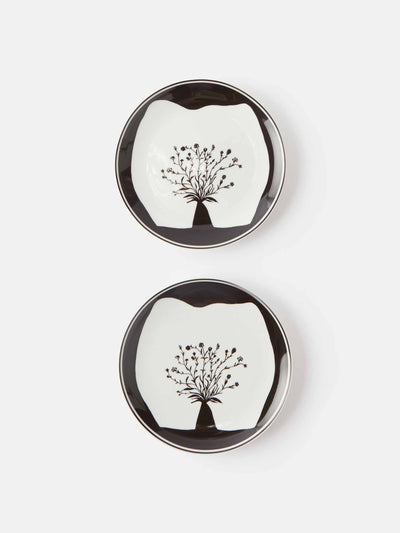 Anissa Kermiche Porcelain side plates, (set of 2) at Collagerie