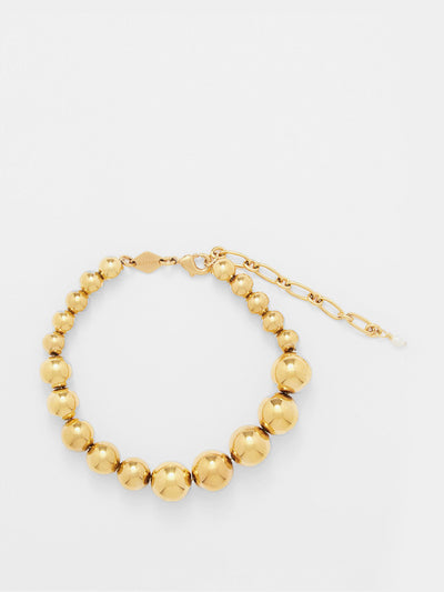 Anni Lu Goldie beaded gold-plated bracelet at Collagerie