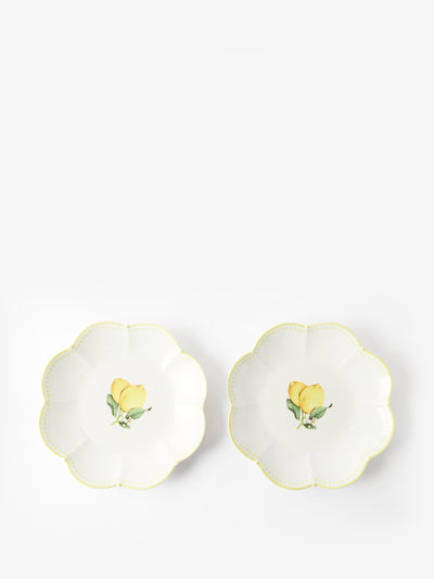 Aquazzura Tutti Fruitti Lemon dinner plates (set of 2) at Collagerie