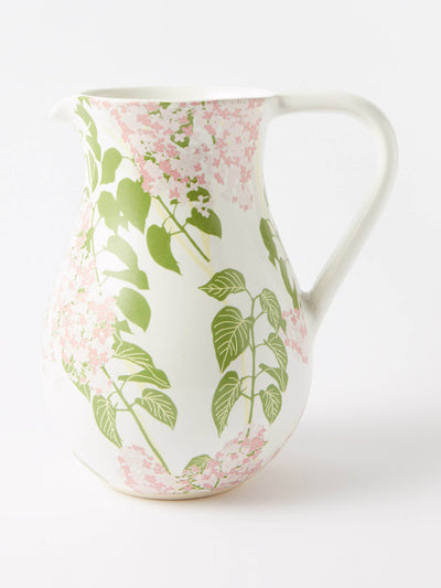 Bernadette Lilacs stoneware water jug at Collagerie