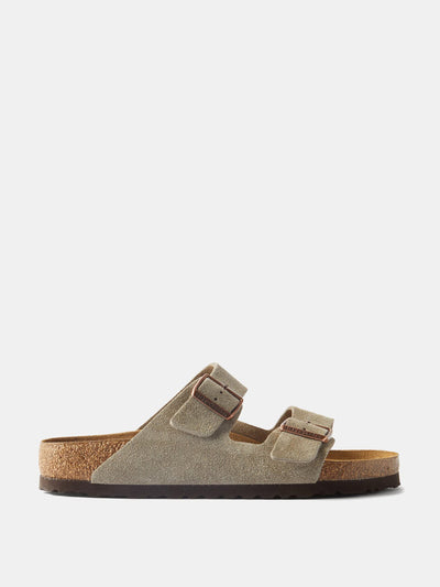 Birkenstock Suede double strap sandals at Collagerie