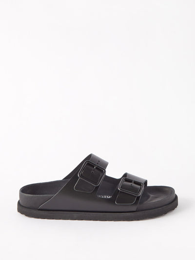 Birkenstock Black leather sandals at Collagerie