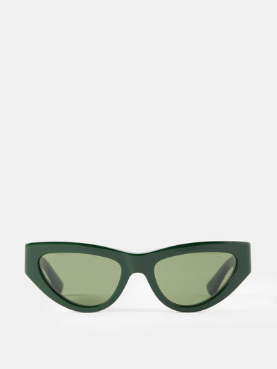 Bottega Veneta Eyewear Cat-eye acetate sunglasses at Collagerie