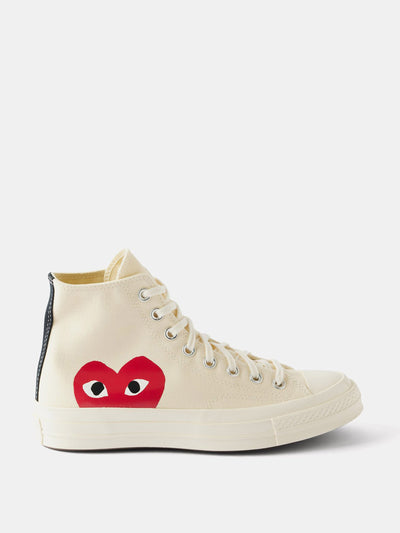 Comme Des Garçons Chuck 70 canvas high-top trainers at Collagerie