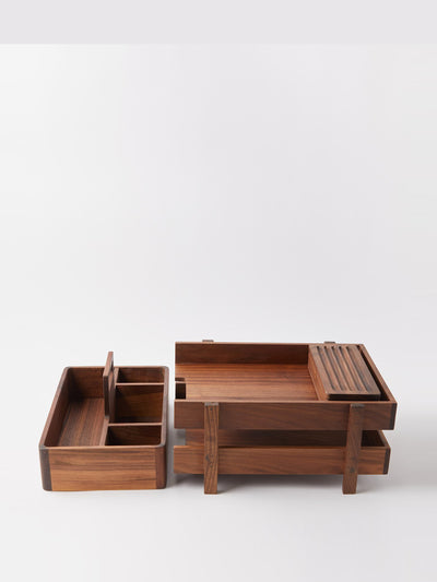 The Conran Shop Walnut-wood office set at Collagerie