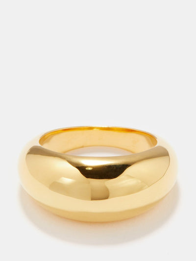 Daphine 18kt gold-plated ring at Collagerie