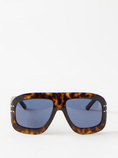 Dior M1U aviator acetate sunglasses at Collagerie