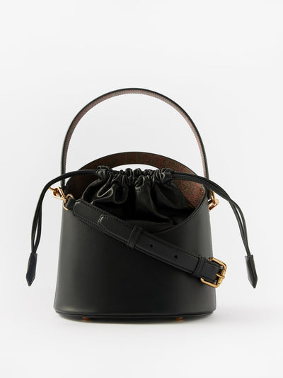 Etro Saturno leather bucket bag at Collagerie