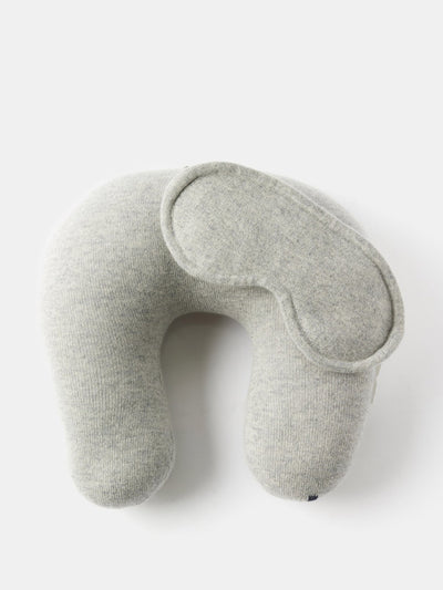 Extreme Cashmere Stretch-cashmere pillow and eye mask set at Collagerie