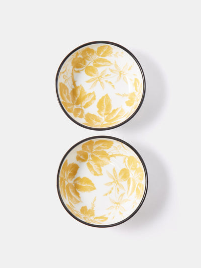 Gucci Herbarium porcelain small bowls (set of 2) at Collagerie