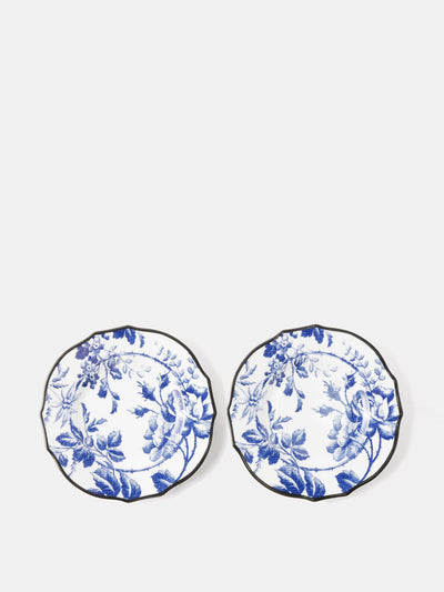 Gucci Herbarium porcelain side plates (set of 2) at Collagerie