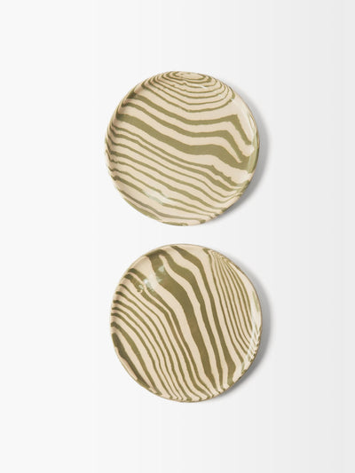 Henry Holland Studio Marble-effect side plates, (set of 2) at Collagerie