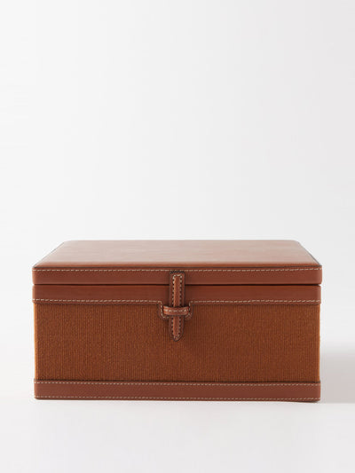 Hunting Season Nomad medium leather trunk at Collagerie