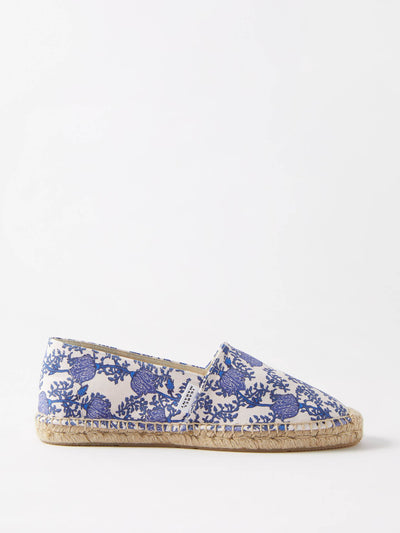 Isabel Marant Canae floral-print canvas espadrilles at Collagerie
