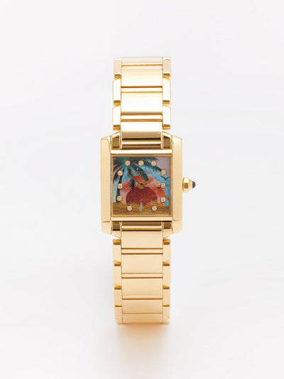 Jacquie Aiche Vintage Cartier tank watch at Collagerie