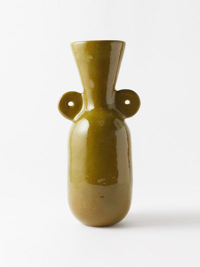 Jade Paton Handmade glazed stoneware vase at Collagerie