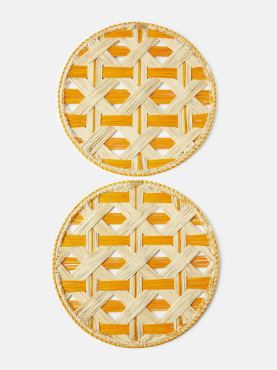 La DoubleJ Napoli iraca placemats (set of 2) at Collagerie