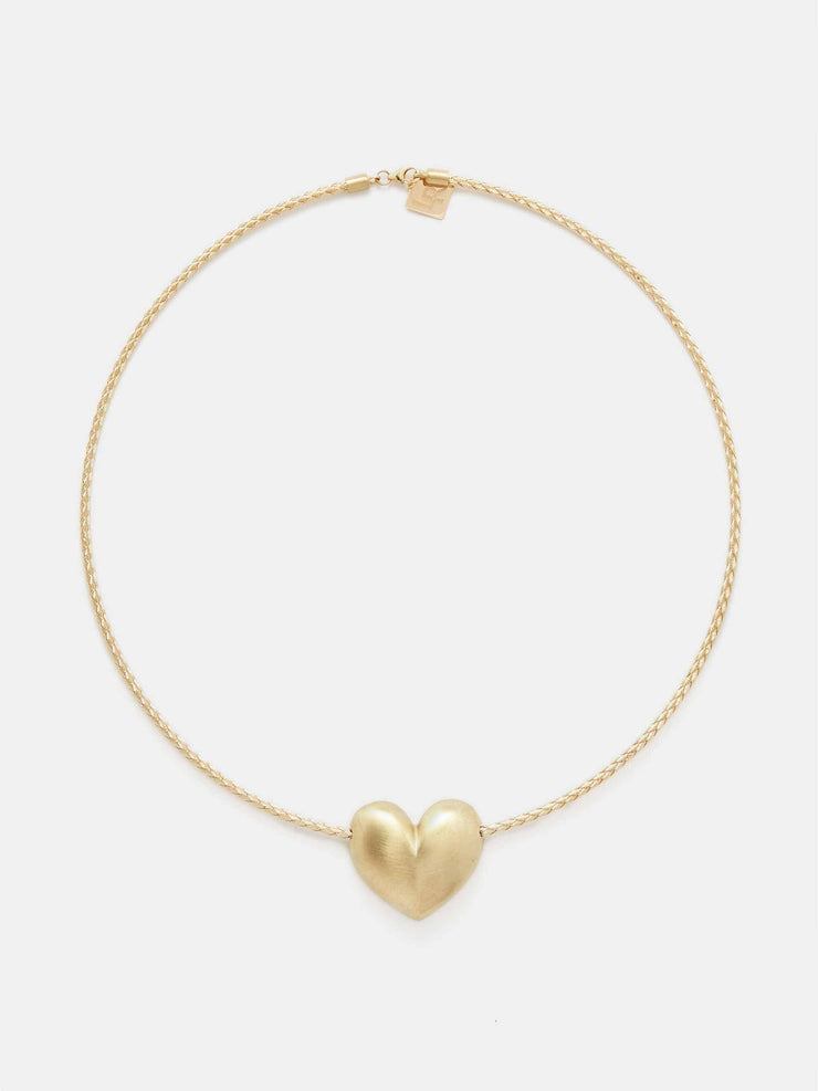 Heart 14kt gold necklace