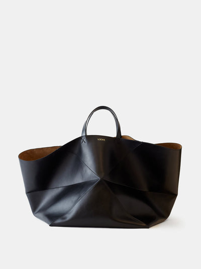 Loewe Puzzle Fold XL leather tote bag at Collagerie