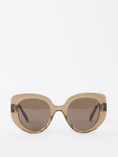 Loewe Oversized round cat eye sunglasses at Collagerie